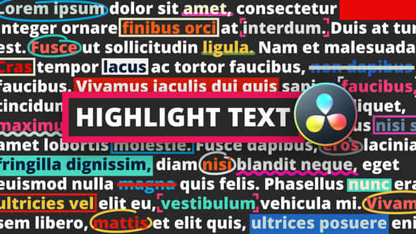 Highlight Text | - VideoHive 36238004