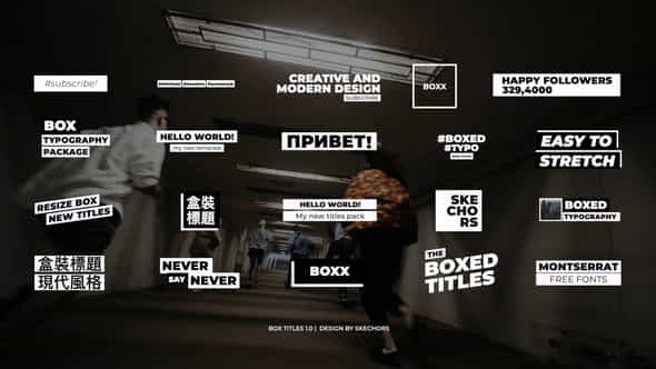 Box Titles | After Effects - VideoHive 35564883