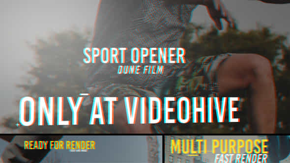 Dynamic Sport Opener - VideoHive 23818493