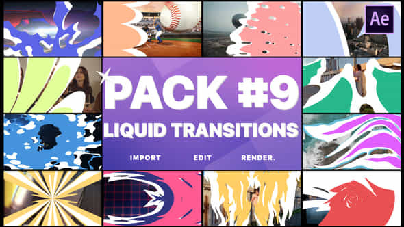 Liquid Transitions Pack 09 After Effects - VideoHive 26077657