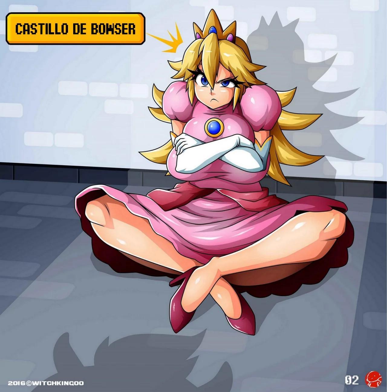 Princesa Peach en ayudame Mario la precuela - 2