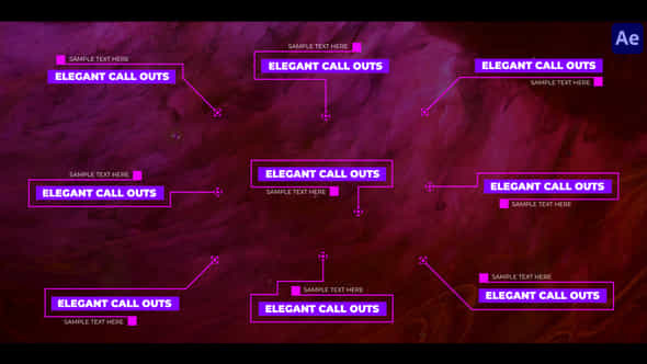 Elegant Call Outs After Effects - VideoHive 48804930