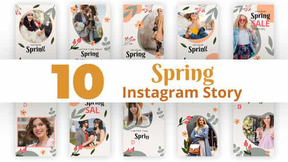 Spring Sale Instagram - VideoHive 34598648