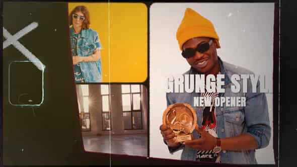 Grunge Split Opener - VideoHive 58576839