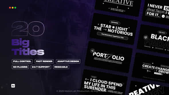 Big Titles - VideoHive 59039938