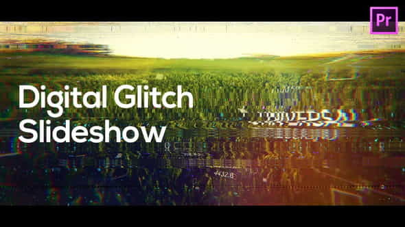 Digital Glitch Slideshow for Premiere - VideoHive 33336909