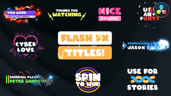 Flash FX Titles - VideoHive 45378931