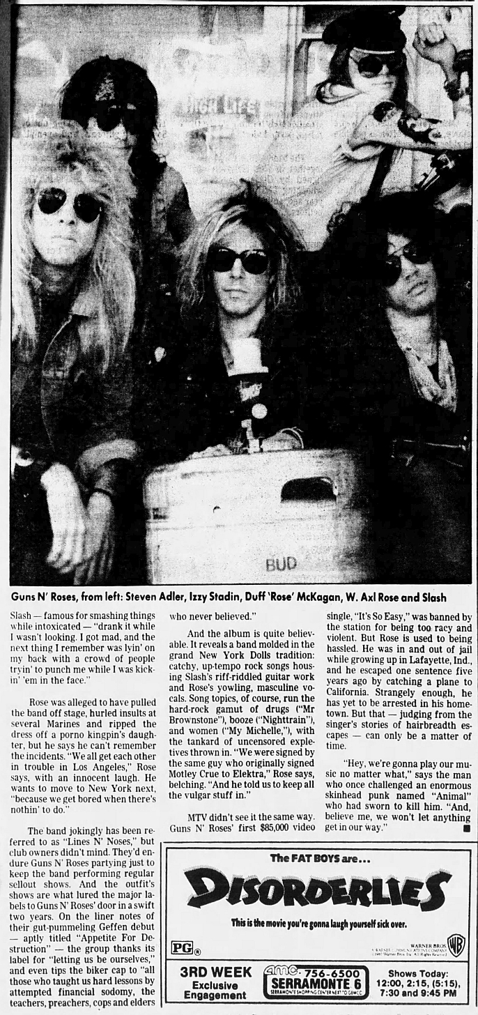 1987.08.30 - The San Francisco Examiner - Wild-Living Rockers Bust Out of L.A. Gutter (Axl) Na3wbh3V_o