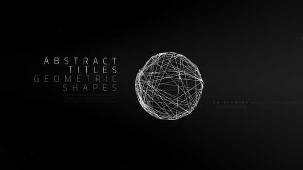 Abstract Titles | Geometric Shapes - VideoHive 25674505