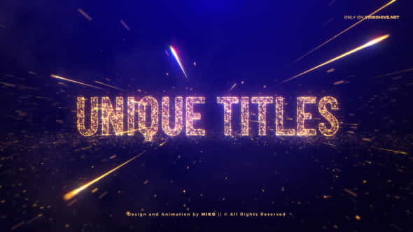 Awards Gold Particles Titles - VideoHive 24513891