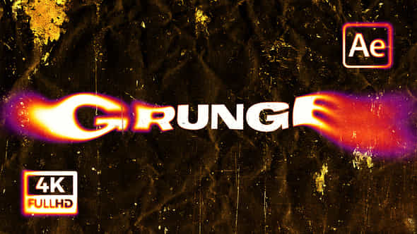 Grunge Logo Intro - VideoHive 56581845