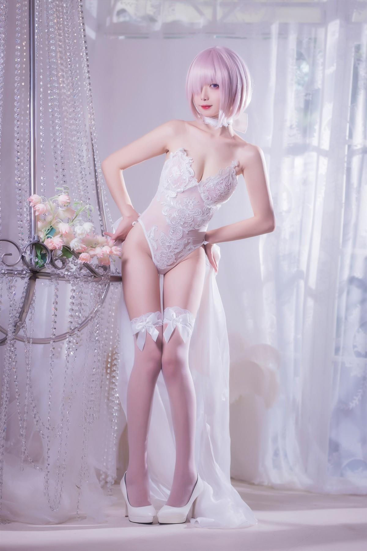 Cosplay 封疆疆 婚纱玛修 Wedding Dress(8)