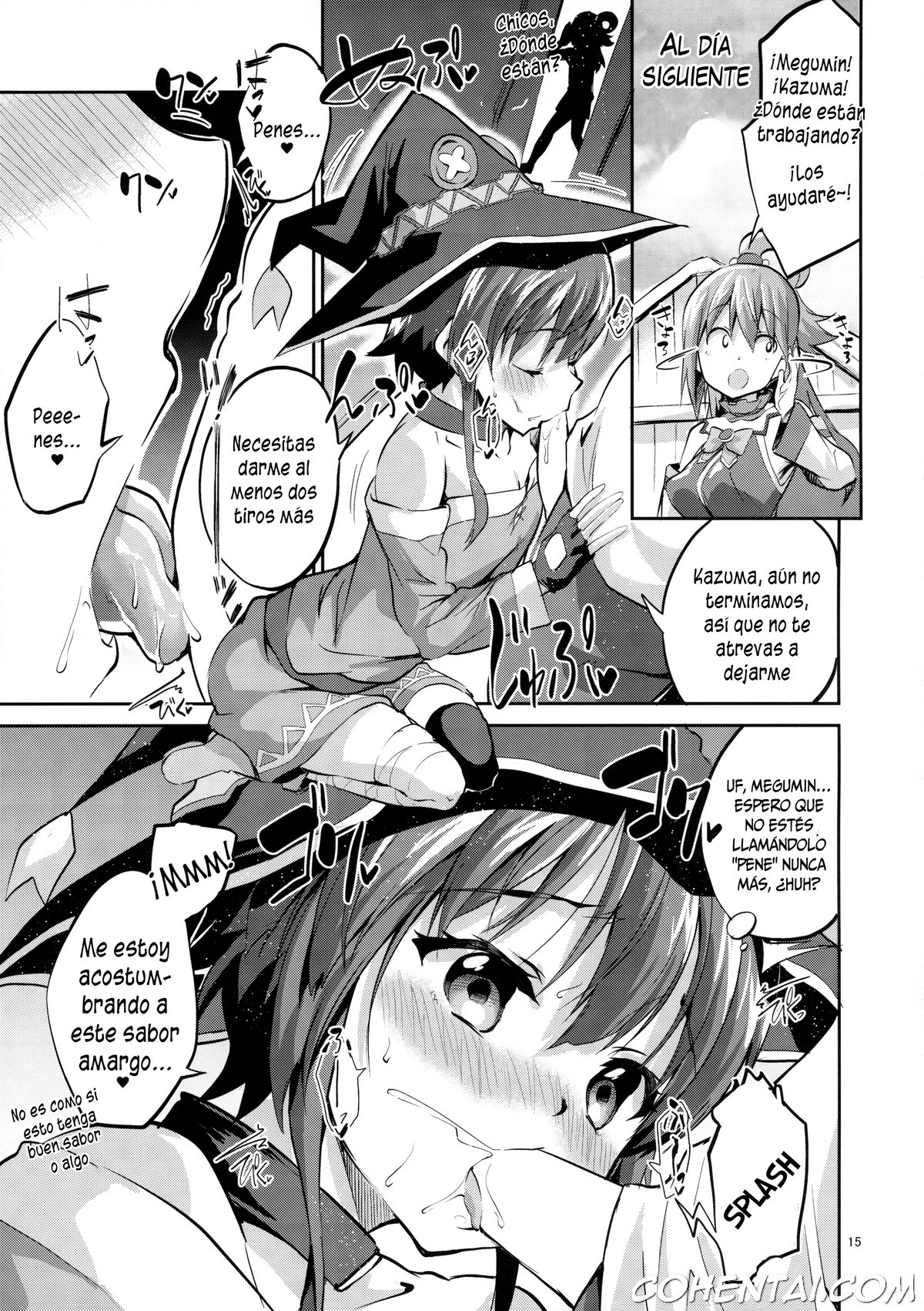 Bakuretsu Shiki Energy Drain (Kono Subarashii Sekai ni Syukufuku o!) xxx comics manga porno doujin hentai español sexo 