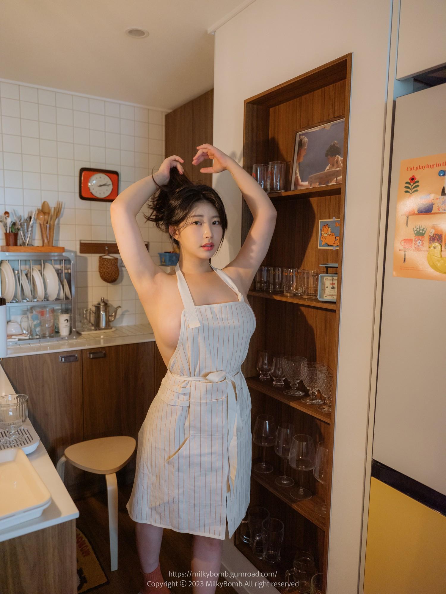 PURELISM 순수, [MilkyBomb] Apron 앞치마(22)