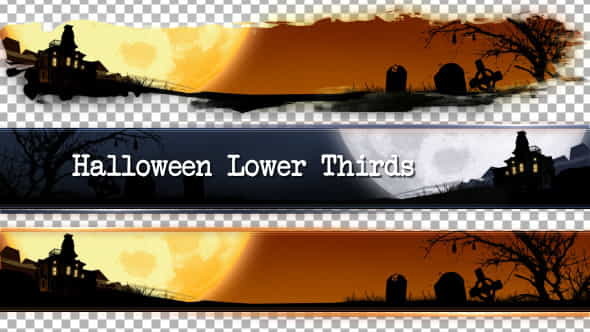Halloween Lower Thirds - VideoHive 3094537