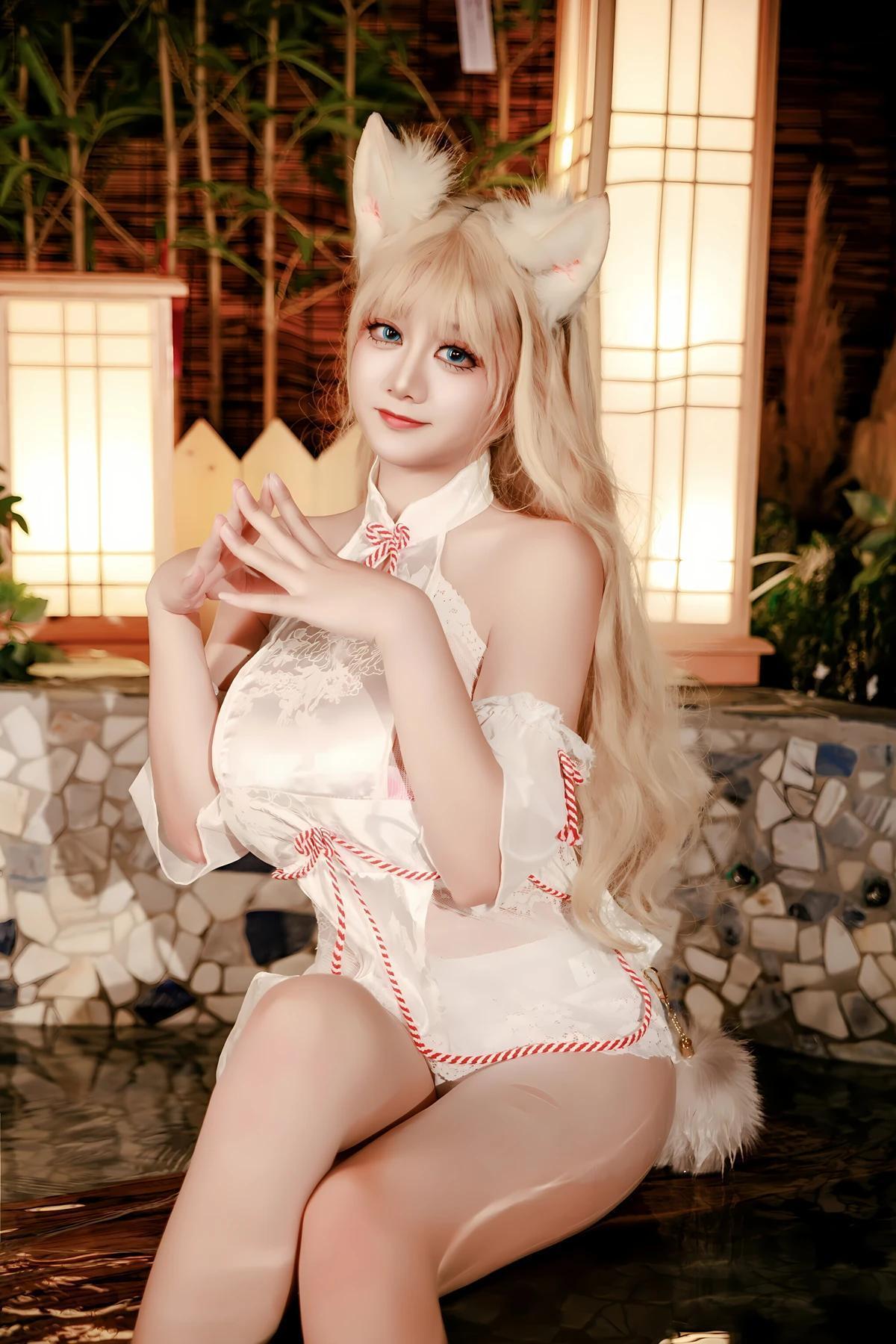 Cosplay 阿雪雪 – 温泉狐狸(52)