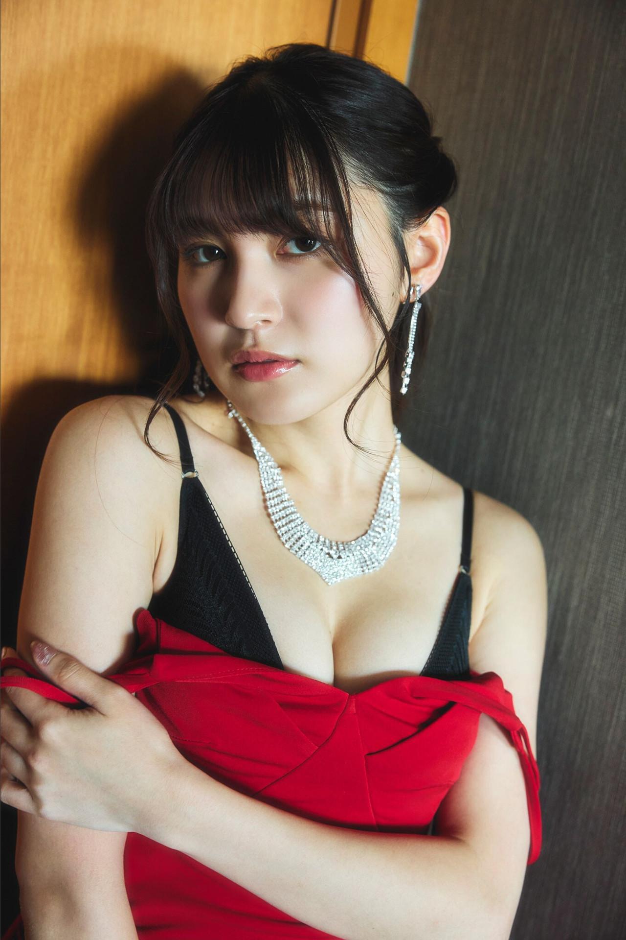Yui Kojina 神志那結衣, SPA！デジタル写真集 「赤いドレスを脱いだら……」 Set.01(9)
