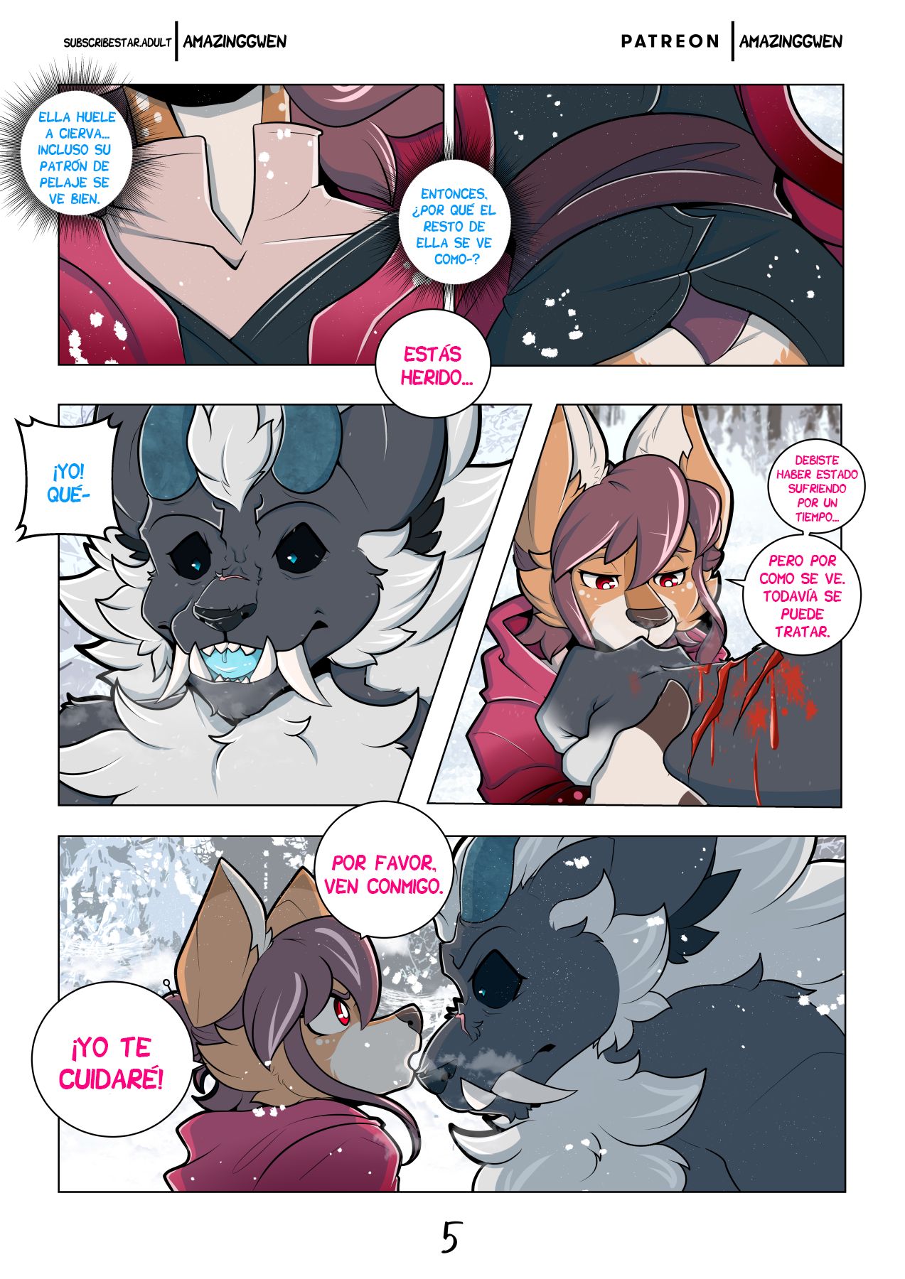 &#91;Amazinggwen&#93; – Red Blossom & Winter Snow - 5