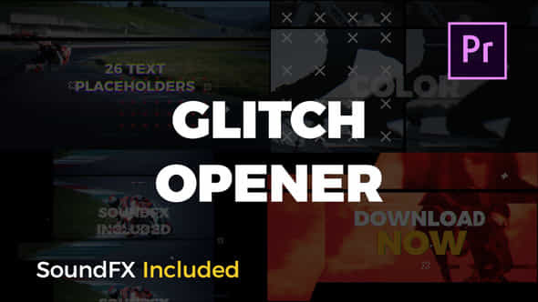 Glitch Opener - VideoHive 21971634