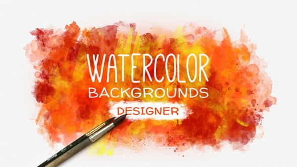 Watercolor Background Designer - VideoHive 22850115