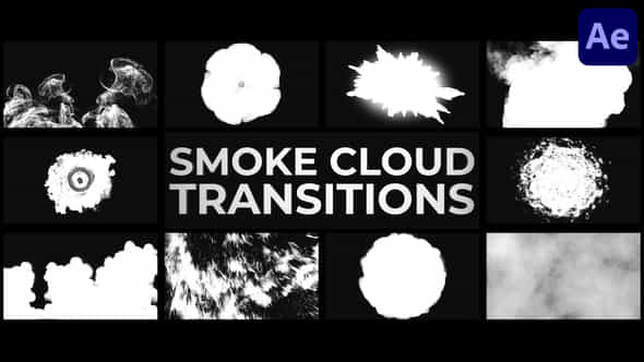 Smoke Cloud Transitions - VideoHive 48605566