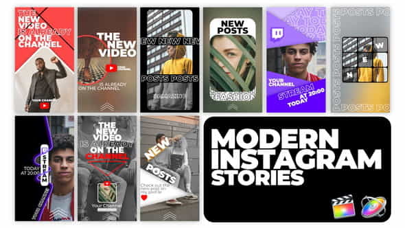 Modern Instagram Stories - VideoHive 34425475