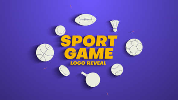 Sport Game Logo Reveal - VideoHive 51707715