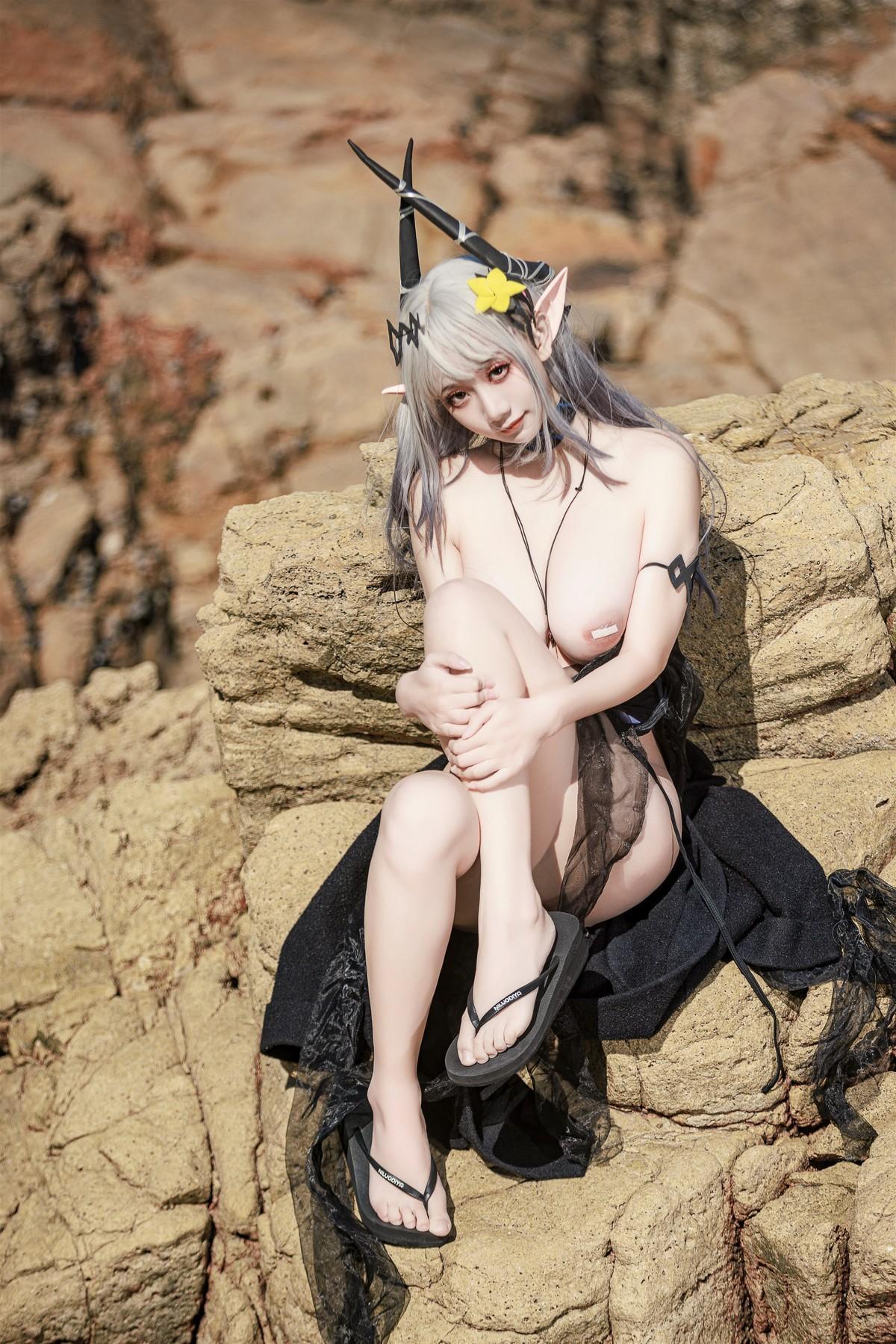 Cosplay 阿雪雪 泥岩泳装 Mud Rock Swimsuit(25)