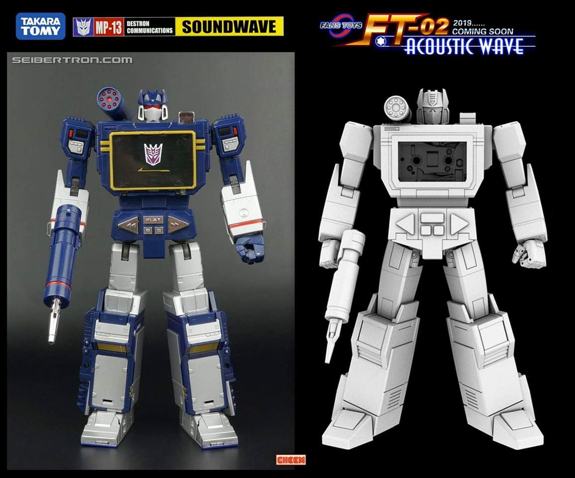 [Robot Paradise (Fanstoys)] Produit Tiers - RP-01 Acoustic + RP-01B Acoustic Wave - aka Soundwave/Radar & cassettes CvXHr5Zv_o