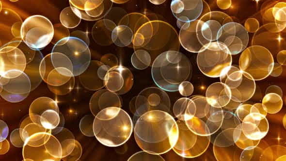 Gold Glitter Bokeh - VideoHive 32979032