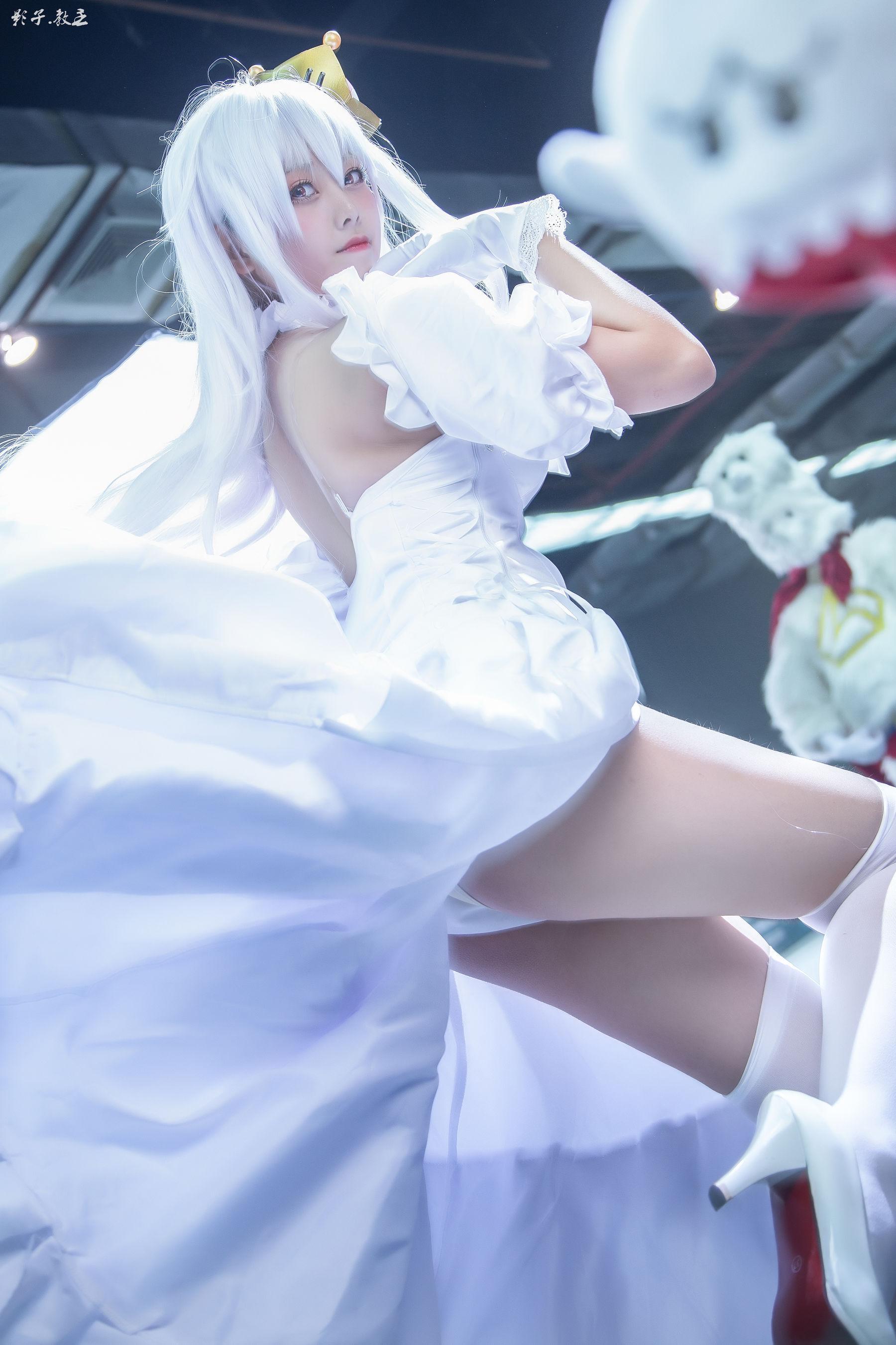 [Cosplay] 萌系小姐姐蜜汁猫裘 – 幽灵姬(5)