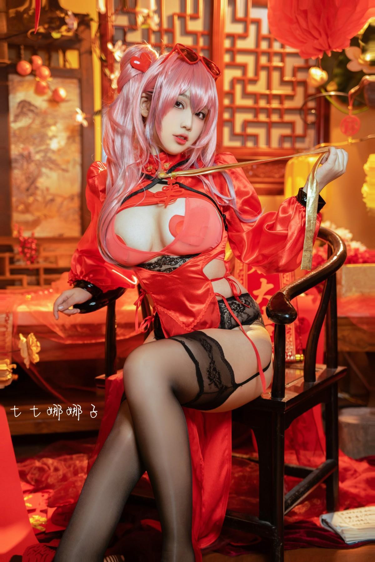 Cosplay 七七娜娜子 布莱默顿新春旗袍 Set.01(12)