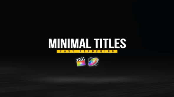 Minimal Titles Pack for FCPX - VideoHive 33124856