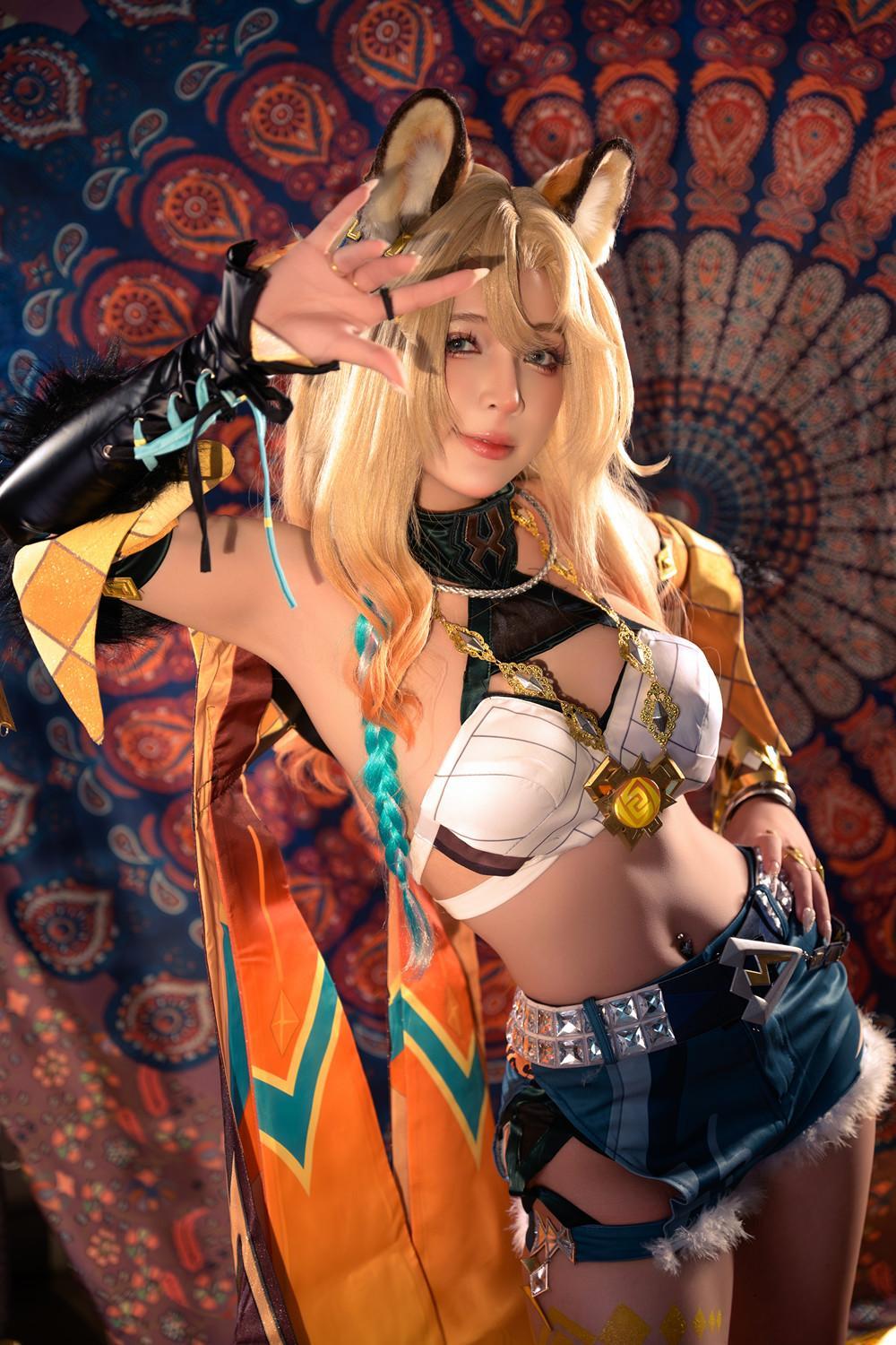 Cosplay Umeko.J – Xilonen Genshin Impact(8)