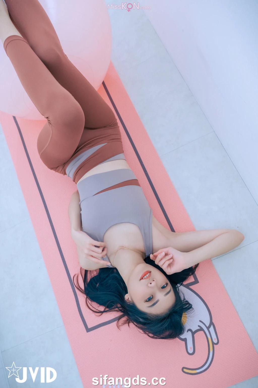 [JVID] 妍妍 Angel:【禁忌瑜珈課程】 瑜珈教練的秘密 裸體私人課程 (224 photos )(127)