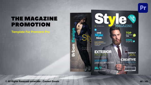 The Magazine Promotion For Premiere - VideoHive 33696302