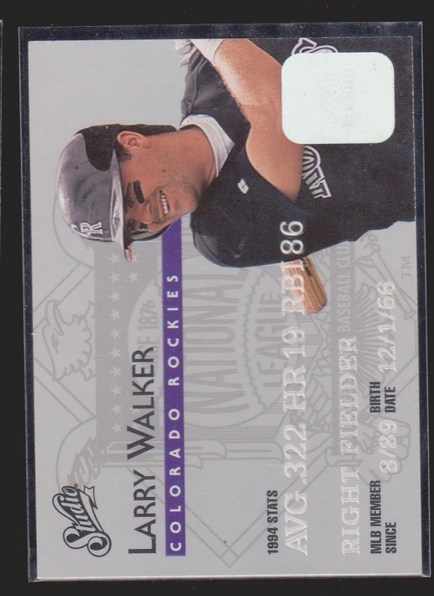 Larry Walker Cards Inserts Vintage Premium Collection LOOK - Picture 45 of 125