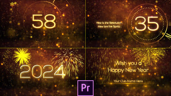 New Year Countdown 2020 Premiere Pro - VideoHive 25311878