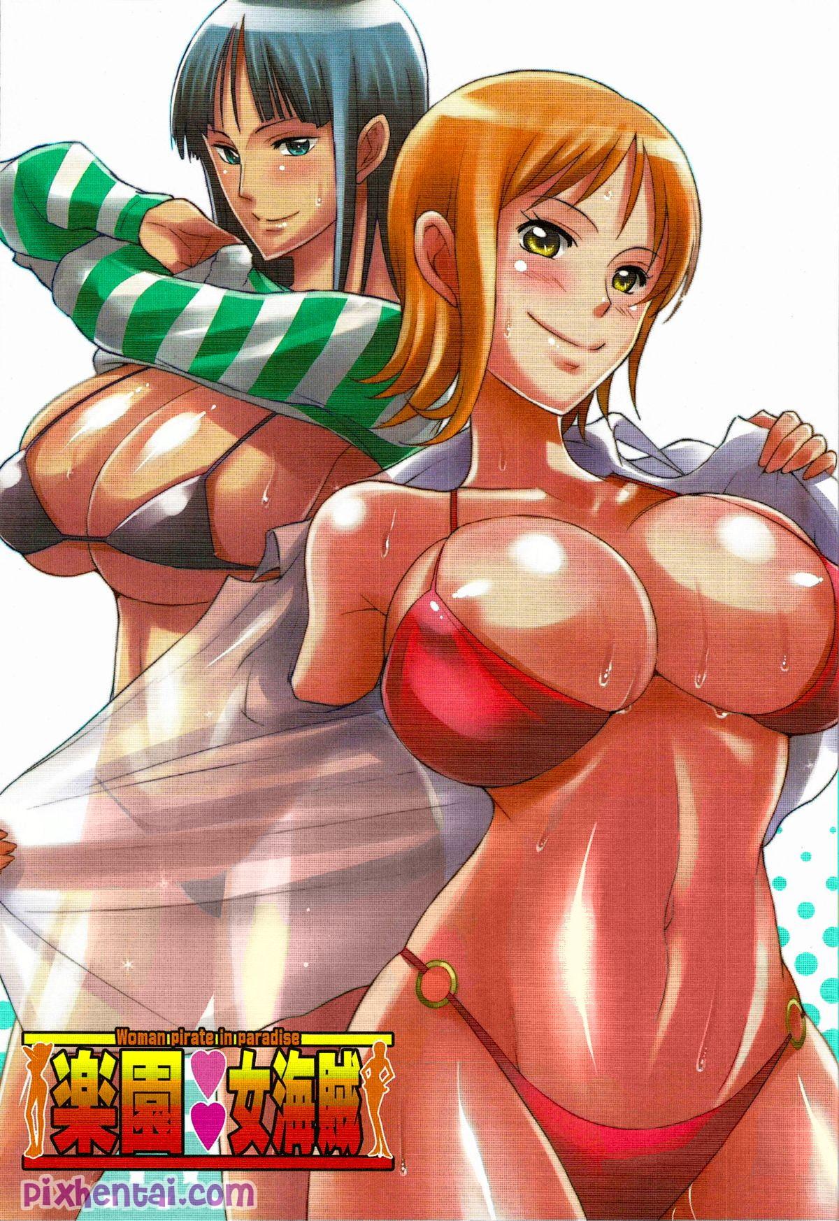 Komik Hentai One Piece - Woman Pirate in Paradise Manga XXX Porn Doujin Sex Bokep 02