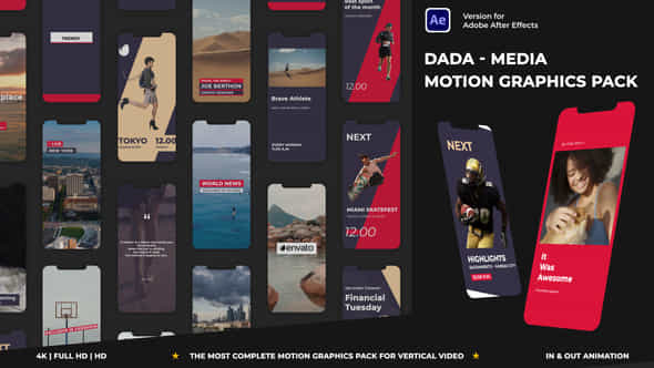 Dada Igtv Motion Graphics Pack - VideoHive 31456124