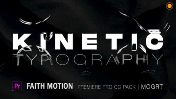 Typography Kinetic Typography Pack Mogrt - VideoHive 39731312