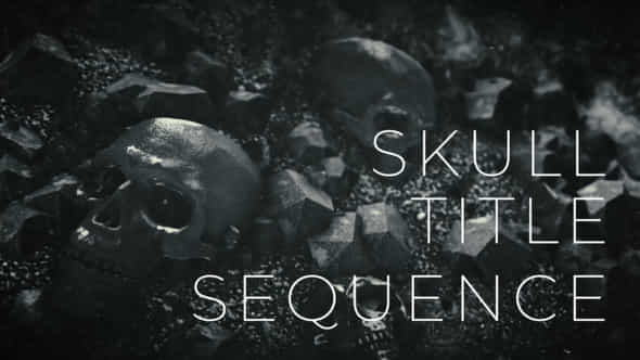 Skull Title Sequence - VideoHive 35983947