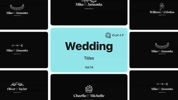 Wedding Titles For Premiere Pro Vol 14 - VideoHive 49053480