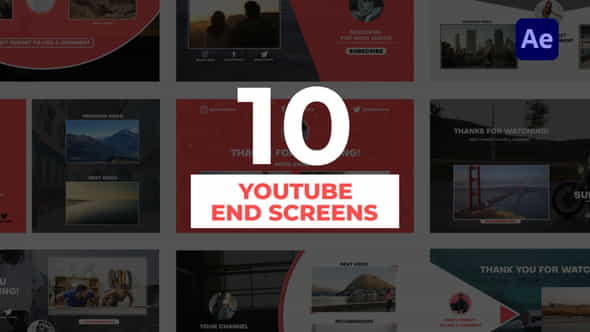 YouTube End Screens - VideoHive 31847986