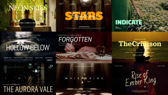 Cinema Titles - VideoHive 57345096