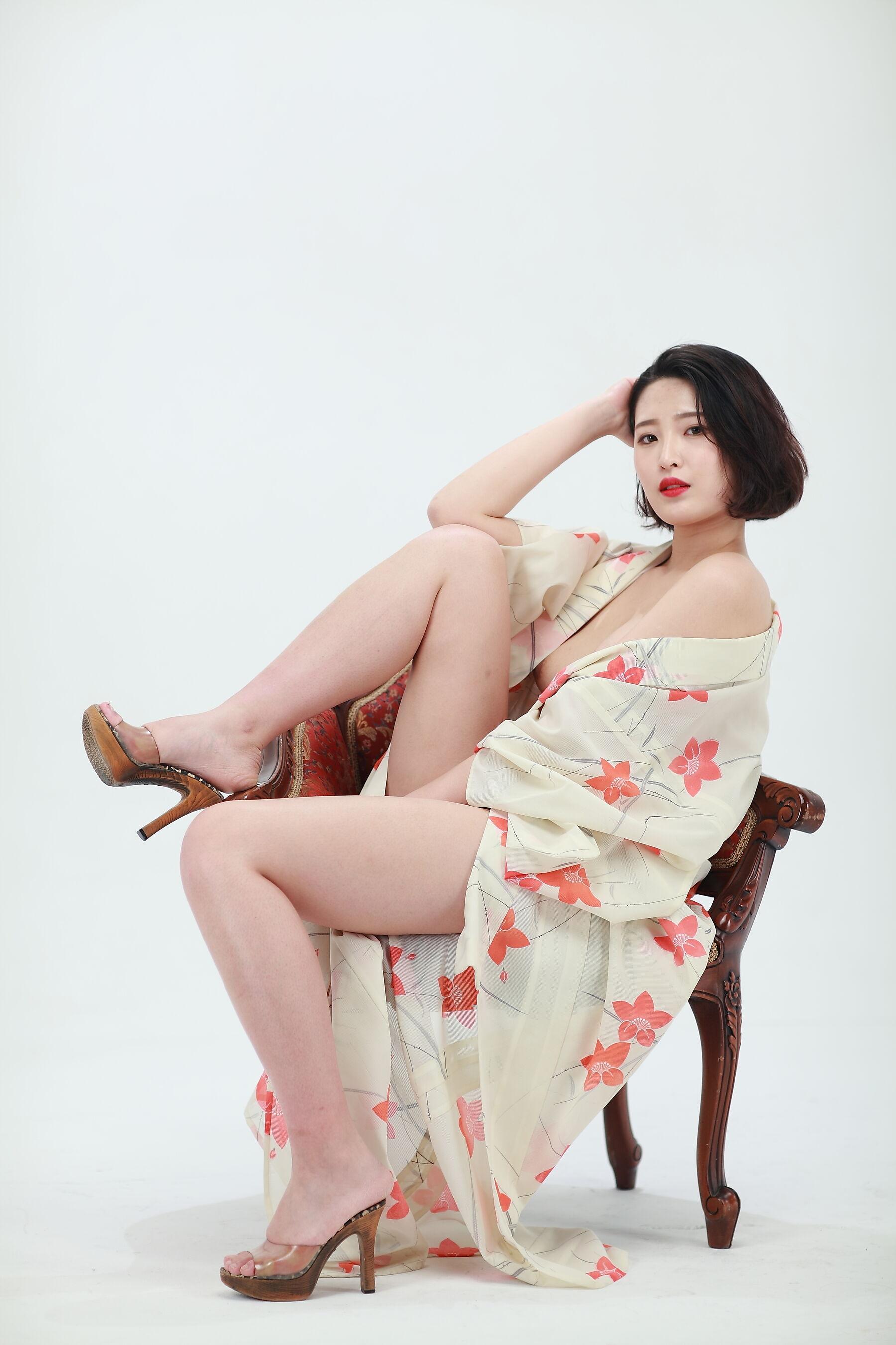 韩模人体 韩模尤娜（유나）人体私拍套图(27)