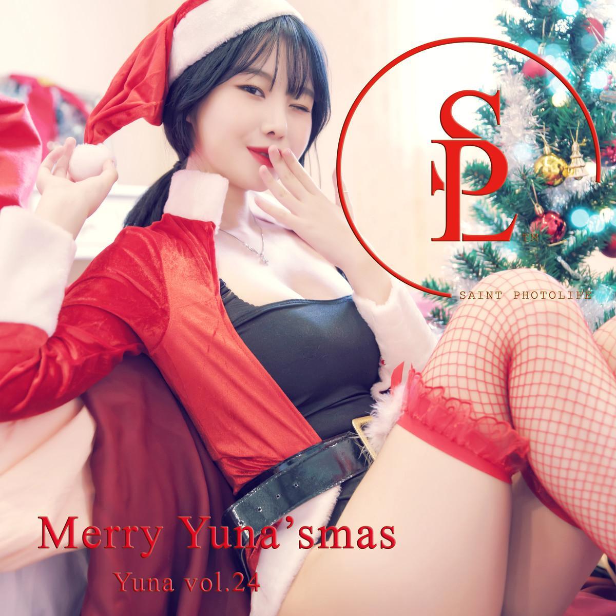 Yuna 유나, [SAINT Photolife] Merry Yuna’s Xmas Set.01(1)