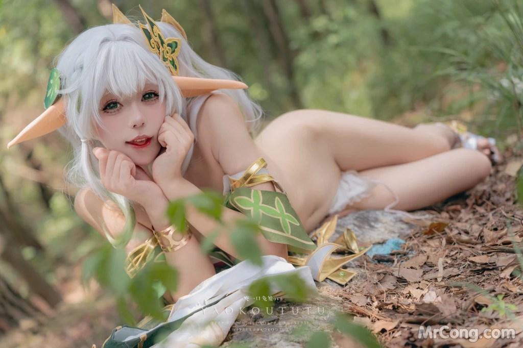 Coser@黏黏团子兔: 万年萝莉纳西妲&0.2s (65 photos )(49)
