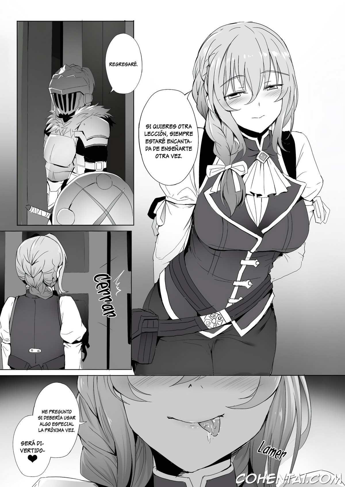 Uketsukejou no Himitsu na Irai (Goblin Slayer) xxx comics manga porno doujin hentai español sexo 