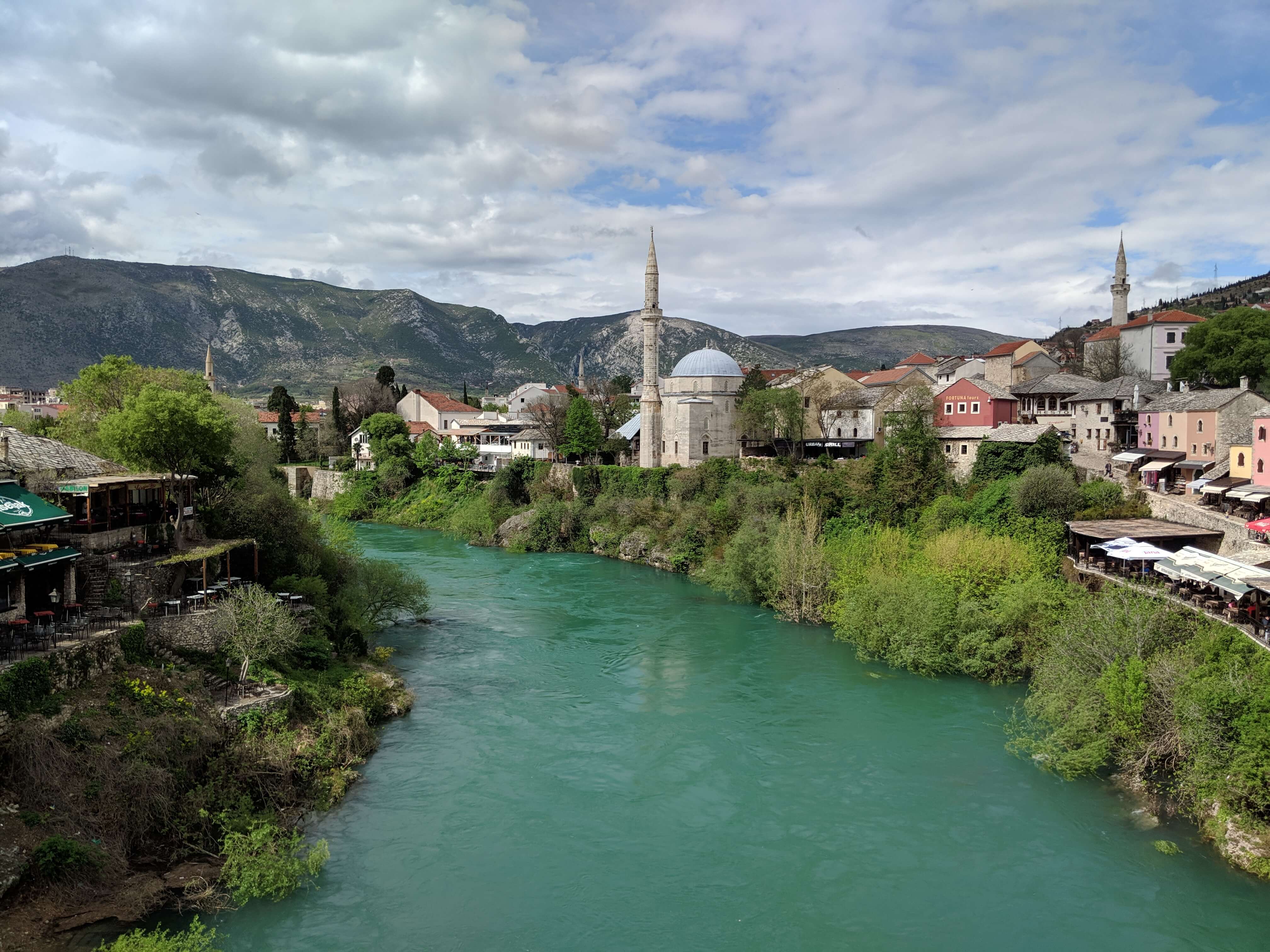 View from Mostar Bridge